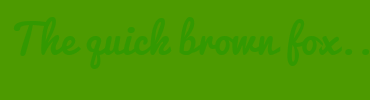 Image with Font Color 339900 and Background Color 4D9A00
